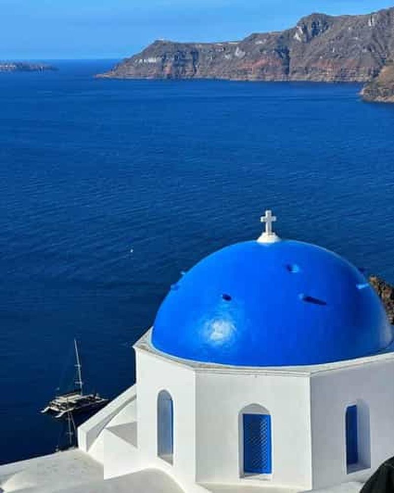 Billet Santorin : visite guidée d'une journée sur l'île avec visite du volcan.