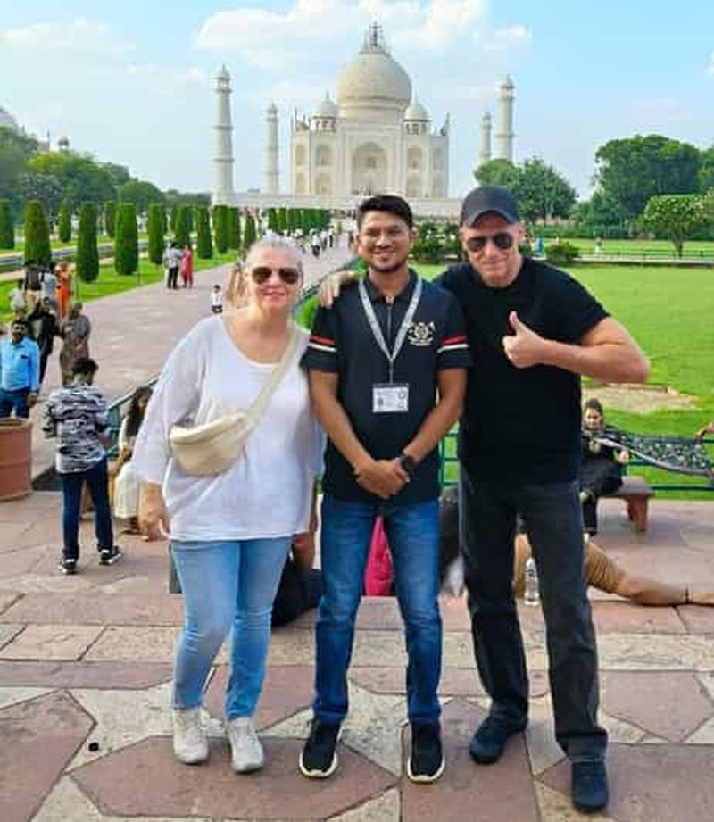Billet Agra : visite privative du Taj Mahal, du fort d'Agra et du Baby Taj en TukTuk
