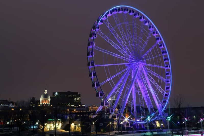 Billet Montréal : visite nocturne en petit groupe avec entrée à La Grande Roue