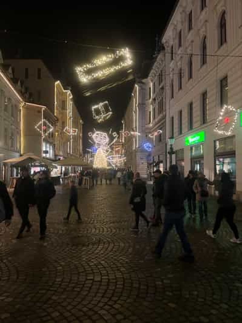 Billet Ljubljana : Visite à pied du marché de Noël et des lumières