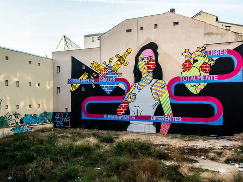 Billet Madrid : Visite de l'art de la rue avec un chasseur de graffitis local