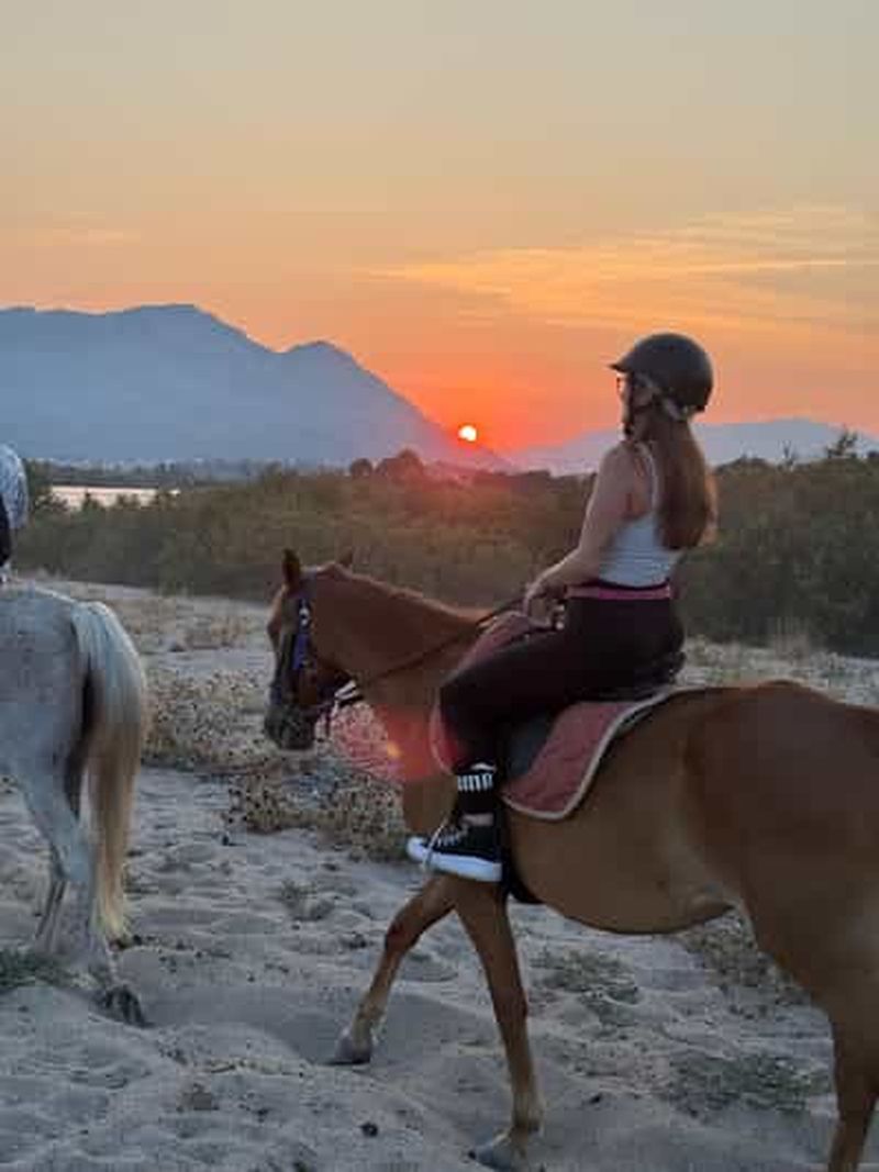 Billet Orosei : Visite guidée à cheval sur la plage en admirant le coucher de soleil