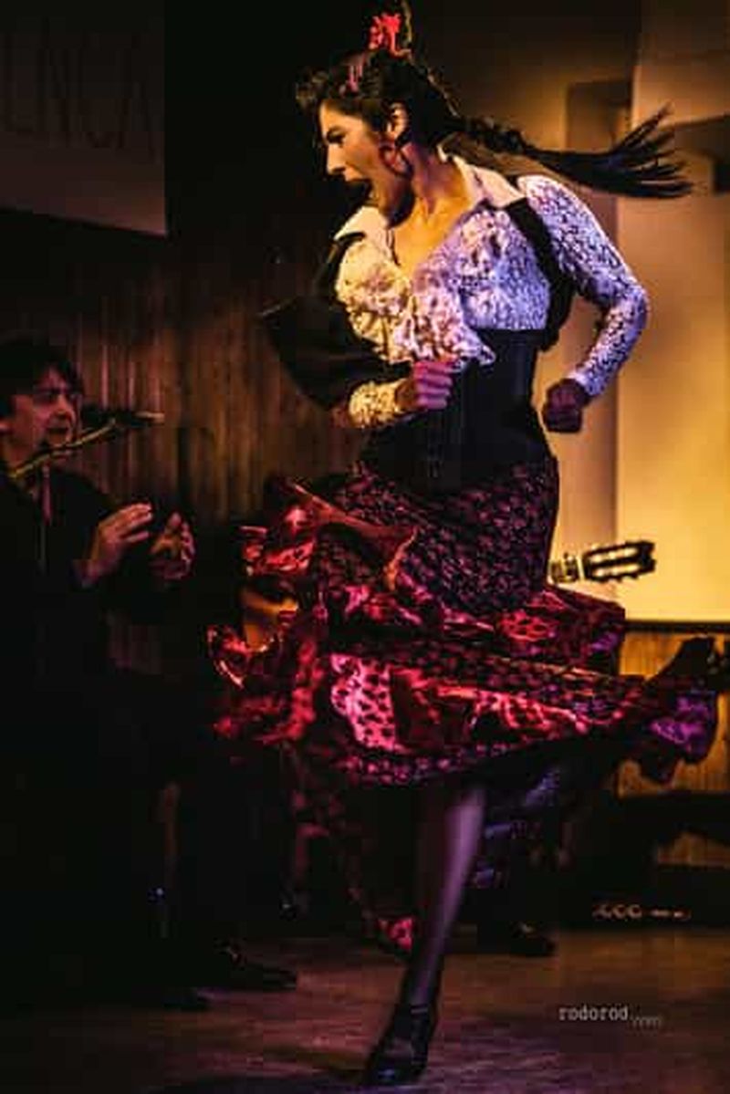 Billet Madrid : Spectacle de flamenco local à El Cortijo