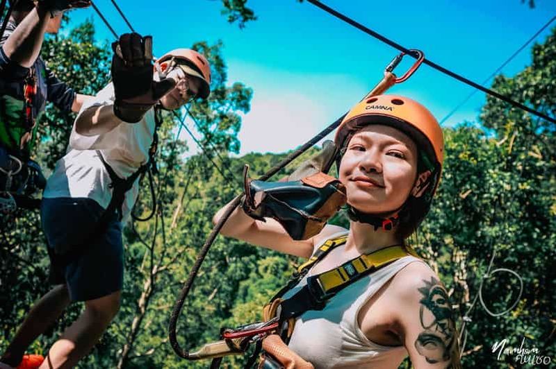 Billet Samui Zipline FLY & Fun Tree Bridge Jungle Café & Cascade