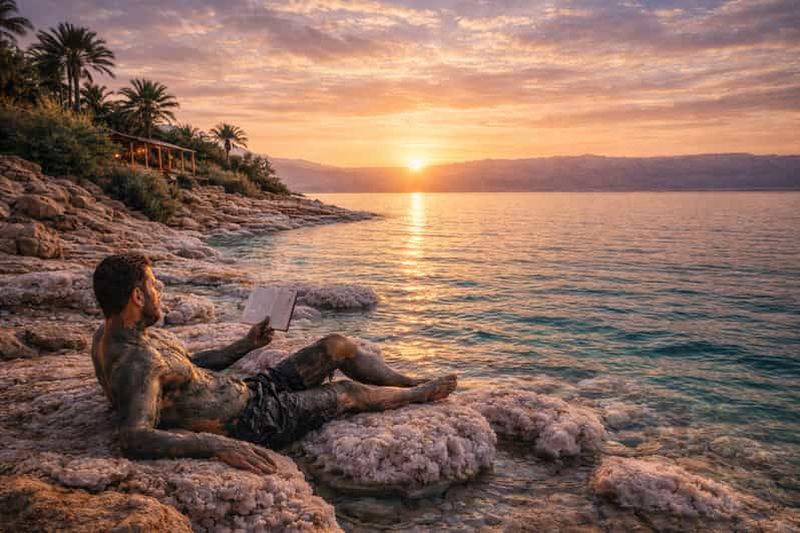 Billet Depuis Amman : Madaba, Mont Nebo et mer Morte ou site de baptême