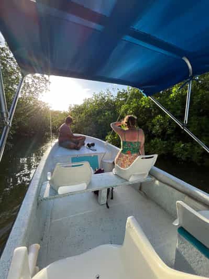 Billet Coucher de soleil magique à Sian Ka'an, sortie en bateau de 3 heures
