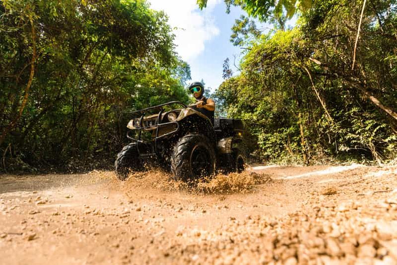 Billet Cancun : Excursion en quad dans la jungle, descente en tyrolienne et baignade dans un cénote
