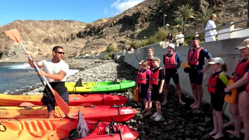 Billet Tenerife : Location de kayak double Palm-Mar avec équipement de plongée en apnée