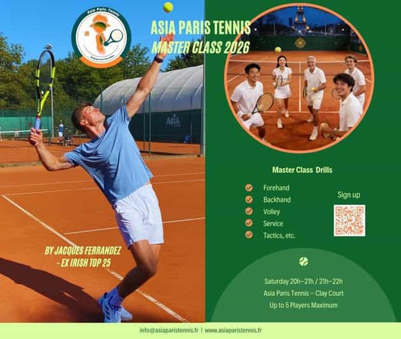 Billet Paris : Master Class de tennis