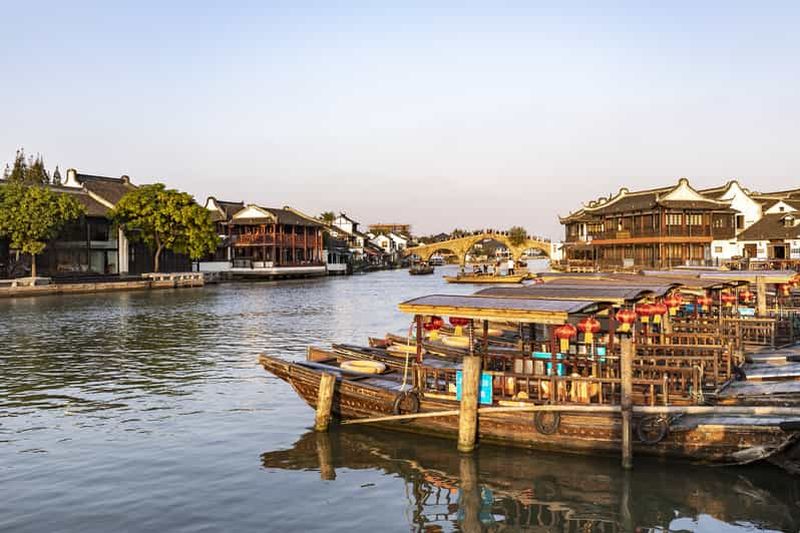 Billet Shanghai : Ville d'eau de Zhujiajiao avec option de transfert à l'aéroport