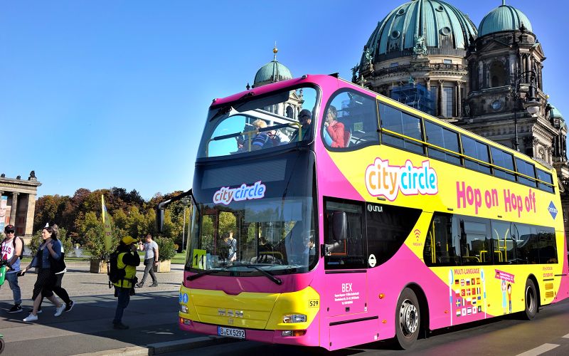 Billet City Circle : 24/48/72 heures de visite en bus Hop-On Hop-Off de Berlin avec visite facultative en bus.