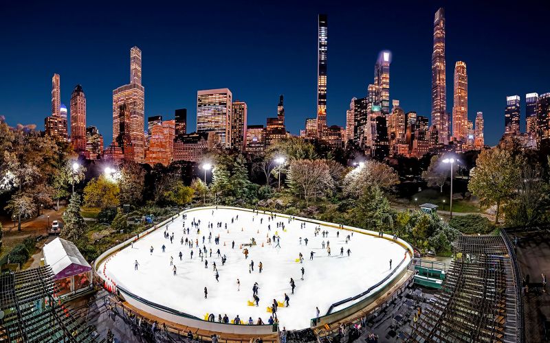 Billet Billets de patinage à la patinoire Wollman avec location de patins