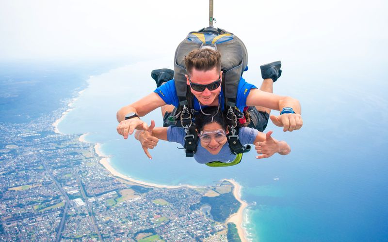 Billet Saut en parachute en tandem à Wollongong Beach