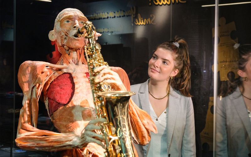 Billet Body Worlds Amsterdam : The Happiness Project Billets coupe-file