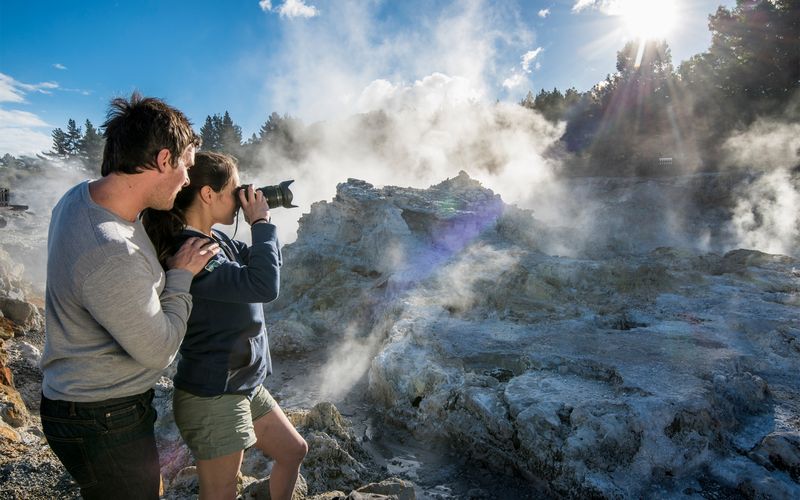 Billet Hell's Gate All-Inclusive : Marche, bain de boue et billets de spa