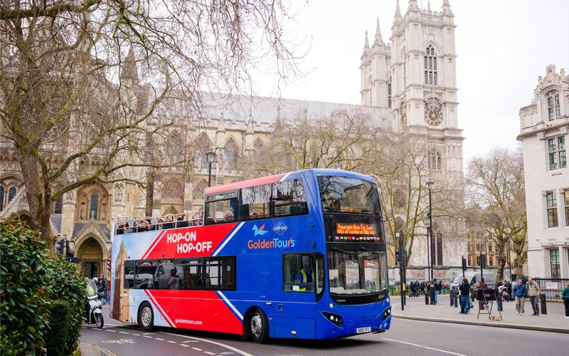 Billet Golden Tours : Tour en bus Hop-On Hop-Off à Londres avec croisière sur la Tamise en option