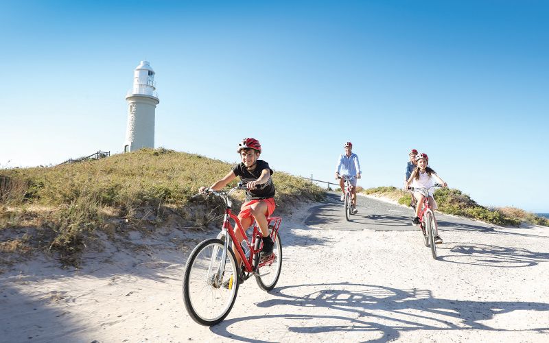 Billet Depuis Perth : excursion guidée à vélo et ferry aller-retour vers l'île de Rottnest