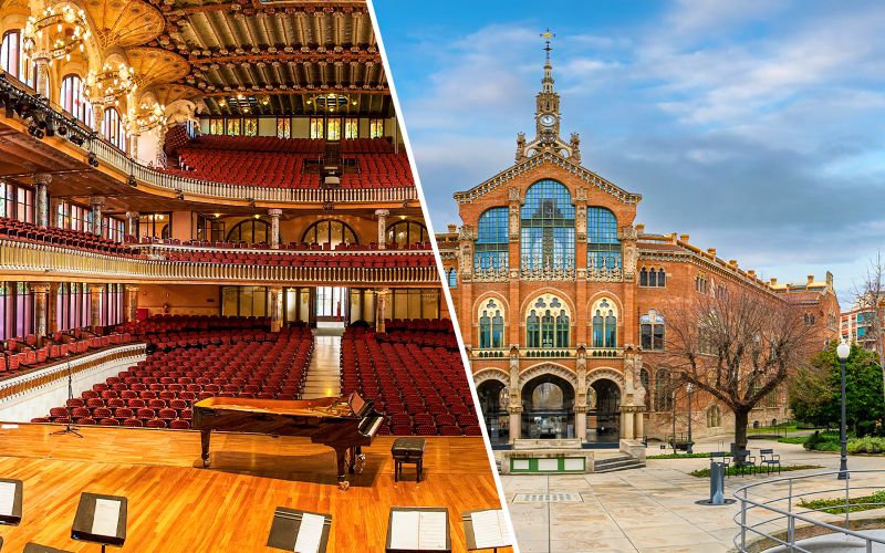 Billet Combo : Billets Palau de la Música Catalana + Sant Pau Art Nouveau