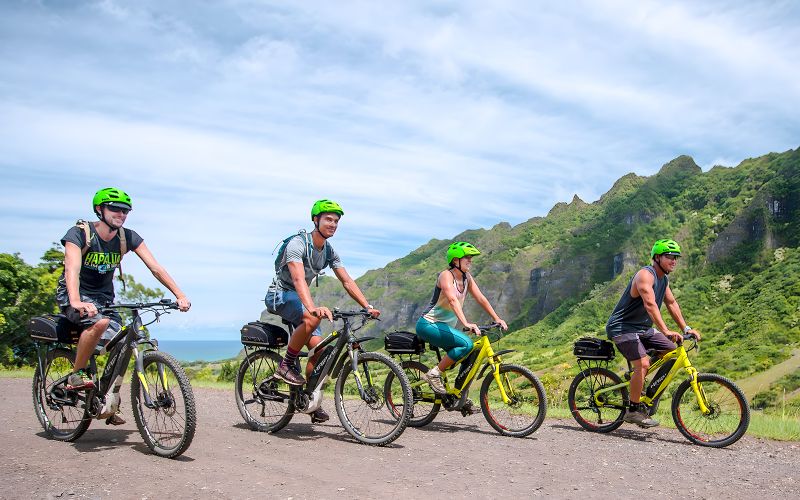 Billet Kualoa Ranch : Visite en vélo électrique