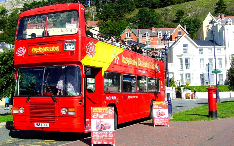 Billet City Sightseeing : Llandudno Hop-On Hop-Off bus tour en bus bus Hop-On Hop-Off