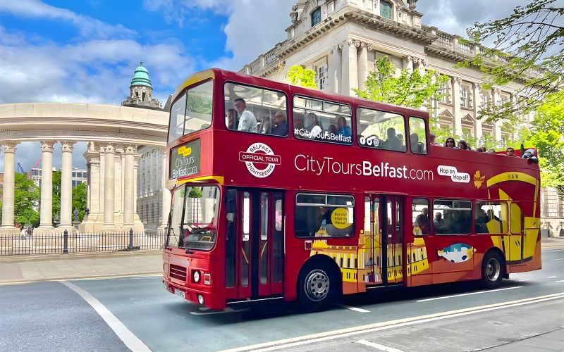 Billet Visites de villes : Visite en bus Hop-On Hop-Off de Belfast