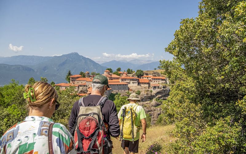 Billet Au départ des Météores : Randonnée guidée avec visite de monastères
