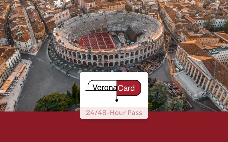Billet Verona Card avec billets coupe-file pour les arènes de Vérone : Pass 24/48 heures