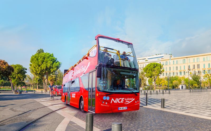 Billet Nice Le Grand Tour : Tours en bus Hop-On Hop-Off de Nice et Villefranche-sur-Mer