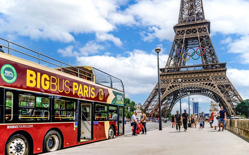 Billet Big Bus : Tour en bus Hop-On Hop-Off de Paris avec croisière sur la Seine en option
