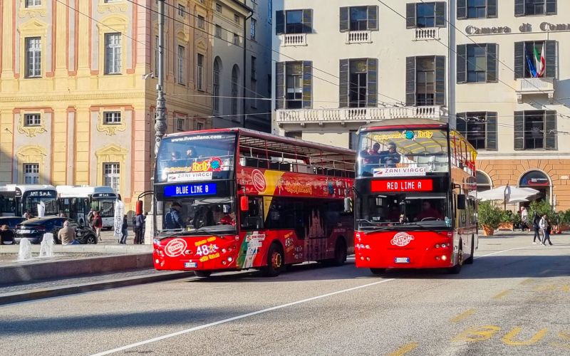 Billet City Sightseeing : Visite en bus Hop-On Hop-Off de Gênes
