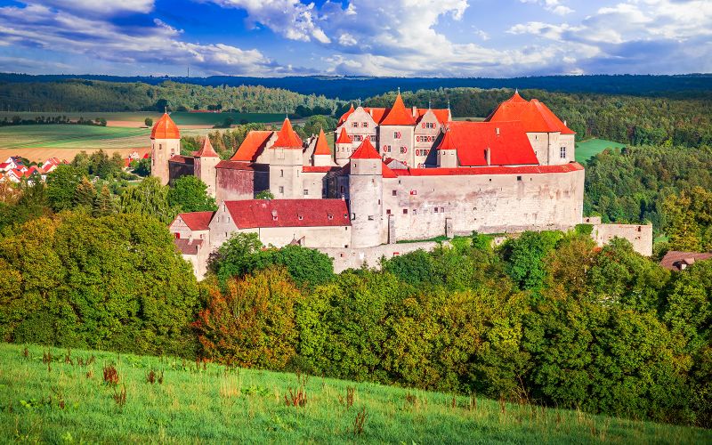 Billet Visite guidée de la Route romantique : Rothenburg et Harburg avec transferts depuis Munich