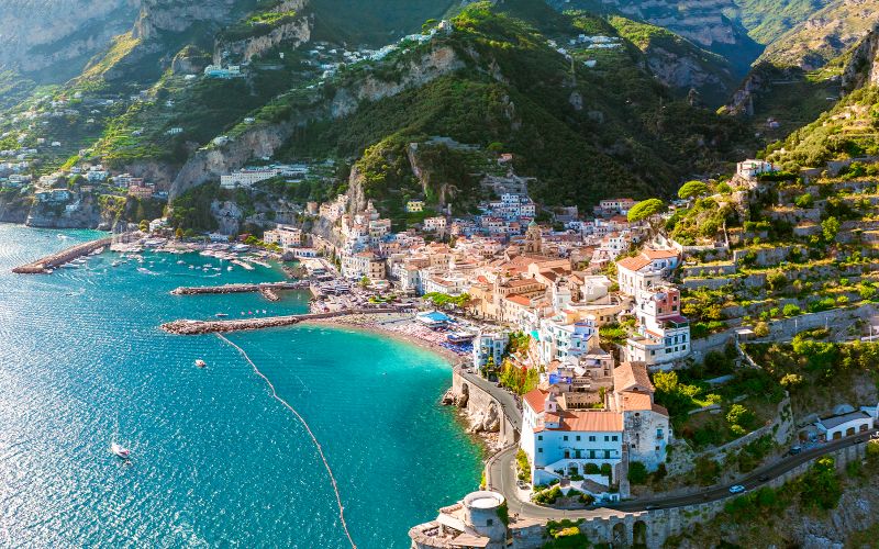 Billet Depuis Rome : Excursion sur la côte amalfitaine et à Positano avec croisière