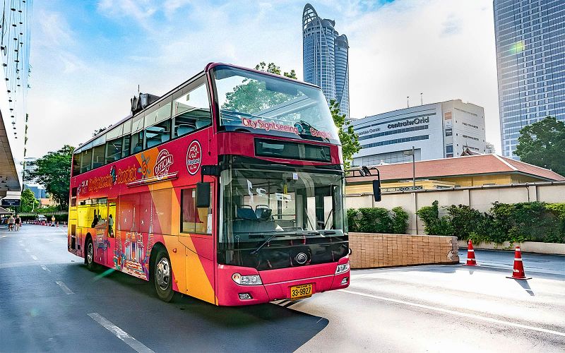 Billet City Sightseeing : Visite en bus Hop-On Hop-Off de Bangkok