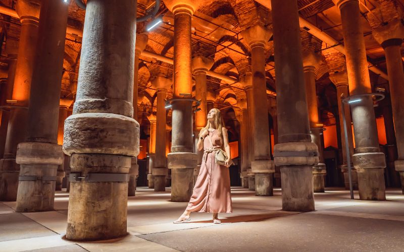 Billet Visite guidée combinée : Basilique-citerne + Mosquée bleue + Sainte-Sophie avec billets coupe-file