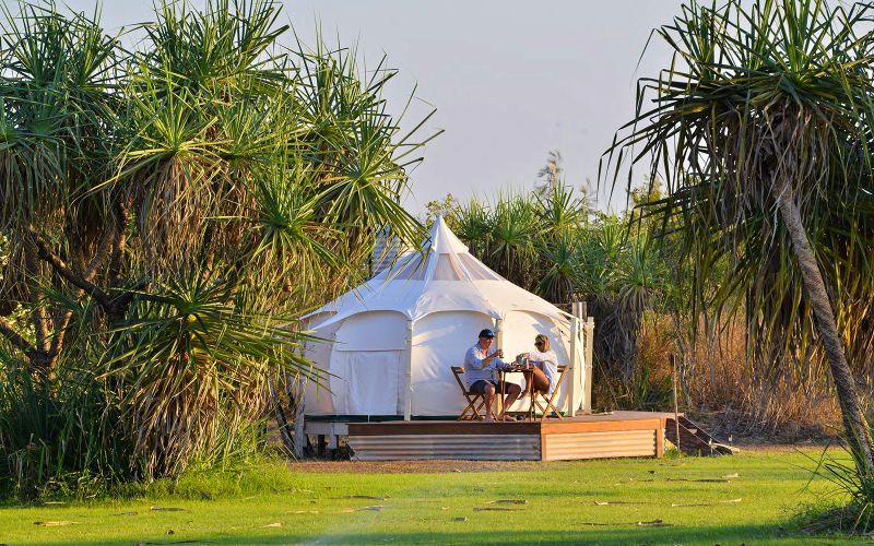 Billet Au départ de Darwin : Top End Safari Camp - Excursion de nuit autour de Finniss River