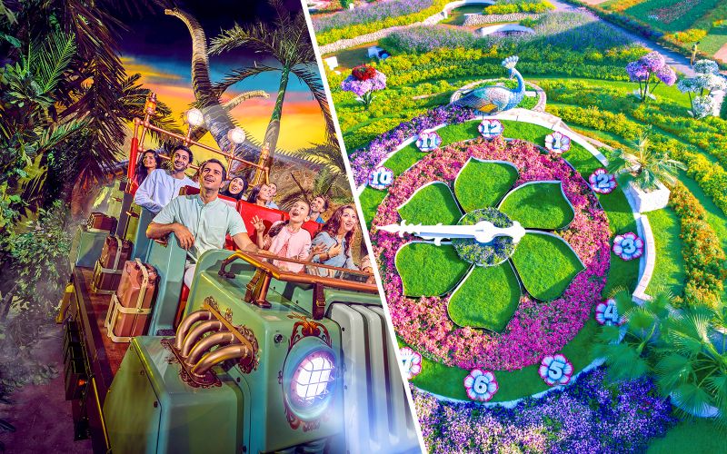 Billet IMG Worlds of Adventure avec billets d'entrée gratuits pour Dubai Miracle Garden