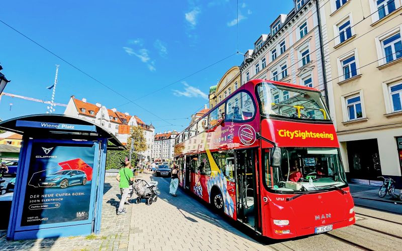 Billet City Sightseeing : tour en bus Hop-On Hop-Off à Munich
