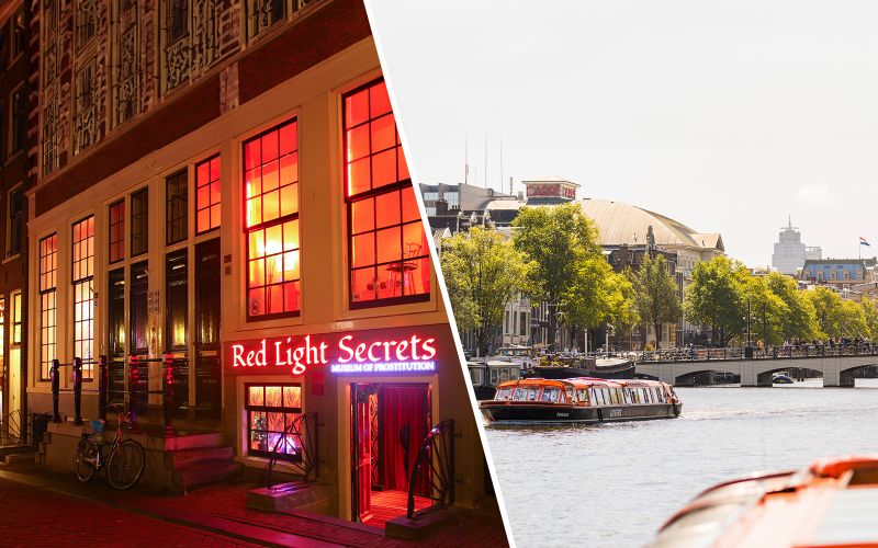 Billet Combo : Red Light Secrets Musée de la prostitution  + Billets de croisière sur les canaux d'Amsterdam