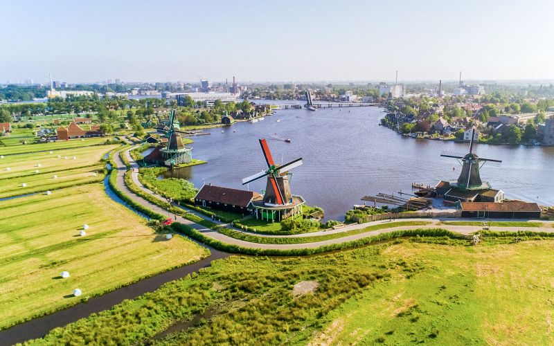 Billet Au départ d'Amsterdam : Visite guidée du Zaanse Schans et dégustation de fromages