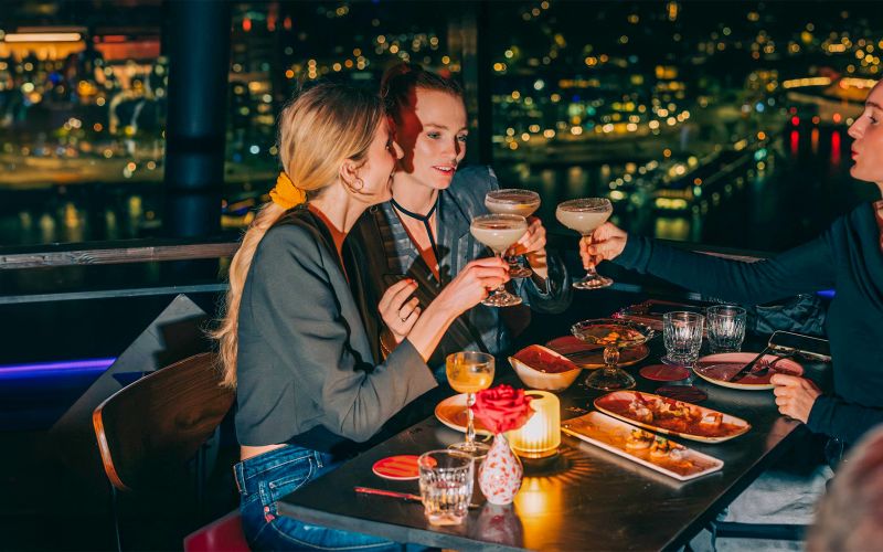 Billet Billets pour A'DAM Lookout + Repas au Madam Skybar & Restaurant