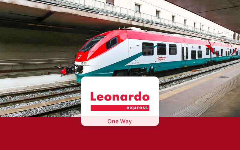 Billet Leonardo Express : Navettes en train aller simple entre l'aéroport de Fiumicino et la gare de Rome Termini