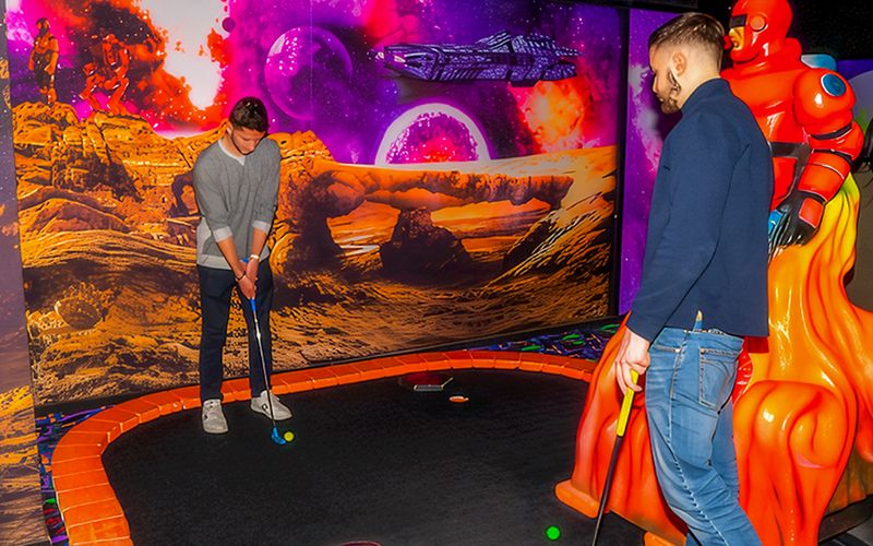 Billet American Dream : Blacklight Mini Golf Billets d'entrée