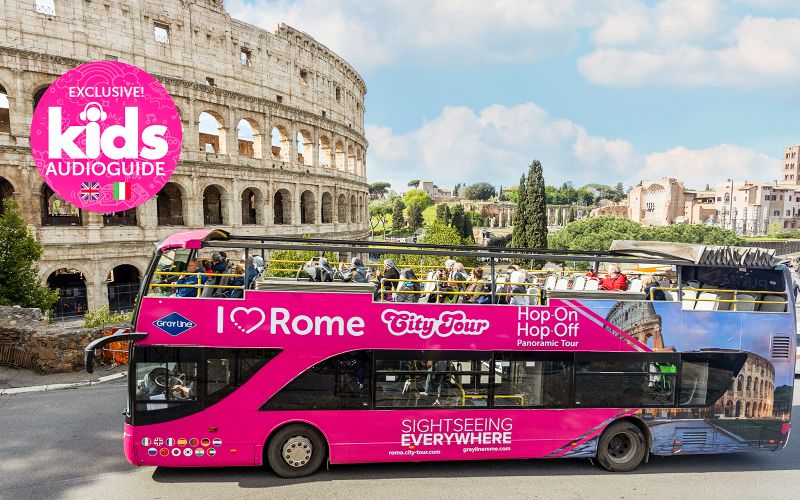 Billet I Love Rome : tour en bus Hop-On Hop-Off à Rome