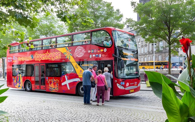 Billet City Sightseeing : Visite en bus Hop-On Hop-Off de Copenhague