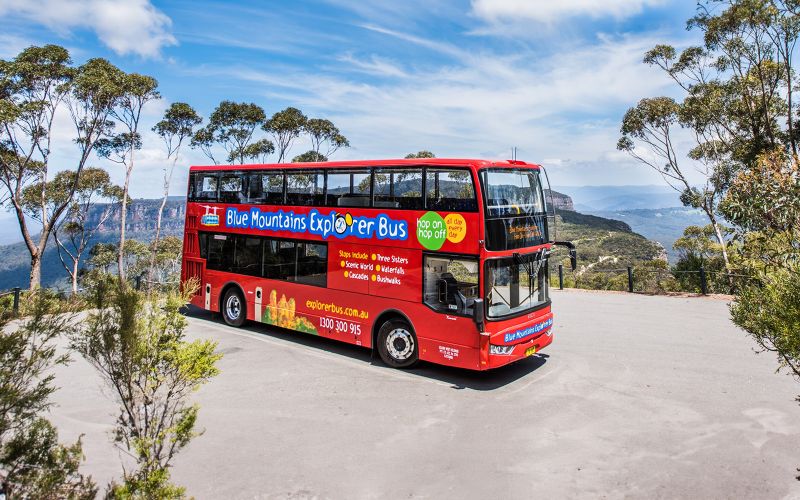Billet Tour en bus Hop-On Hop-Off des Montagnes Bleues avec option "Scenic World Pass".