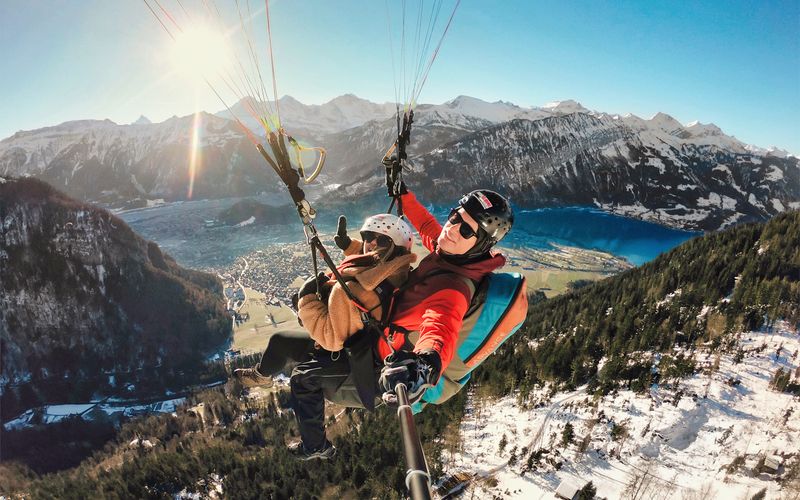 Billet Vol en parapente en tandem à Interlaken