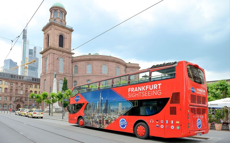 Billet Frankfurt Sightseeing: : Visite en bus Hop-On Hop-Off de Francfort