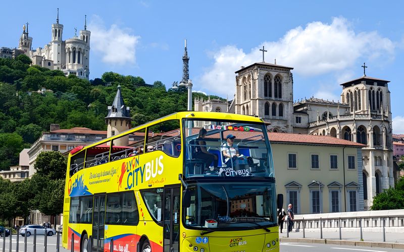 Billet Tour en bus Hop-On Hop-Off de deux jours à Lyon