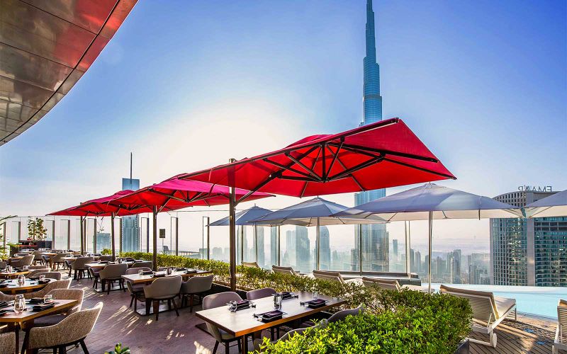 Billet Billets pour CÉ LA VI Dubai : Menu de déjeuner avec vue sur le Burj Khalifa