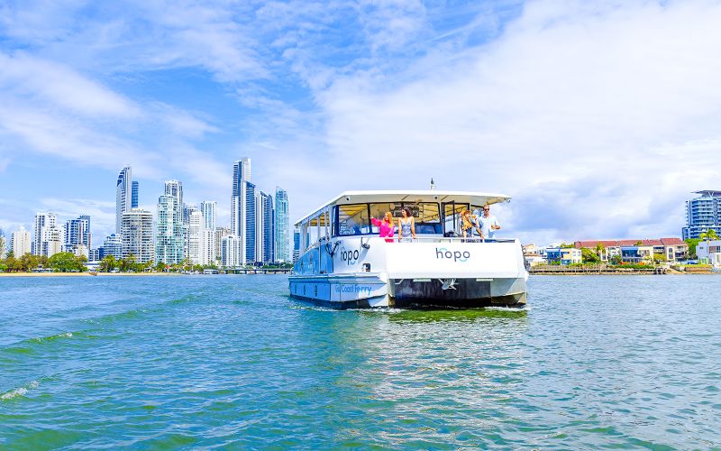 Billet Hopo : Excursion en bateau avec embarquement et débarquement sur la Gold Coast